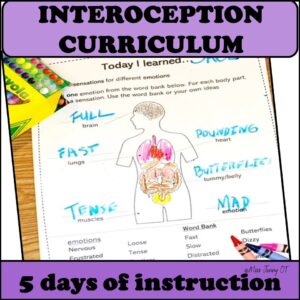 Interoception Curriculum File Folder Example Interoception Curriculum - Miss Jenny OT