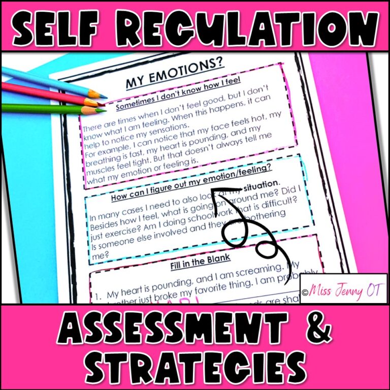 Self Regulation Assessment for Children - Miss Jenny OT