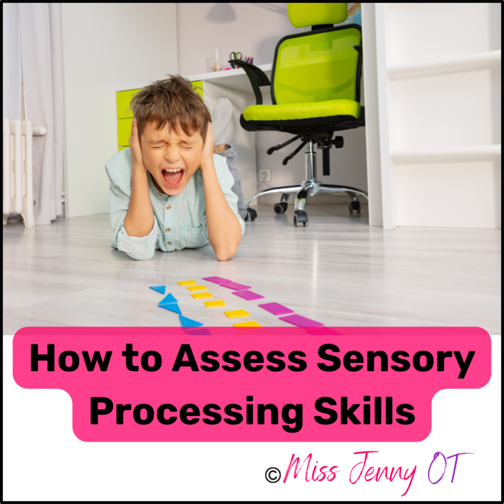 how to assess sensory processing skills