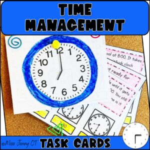 time management task cards