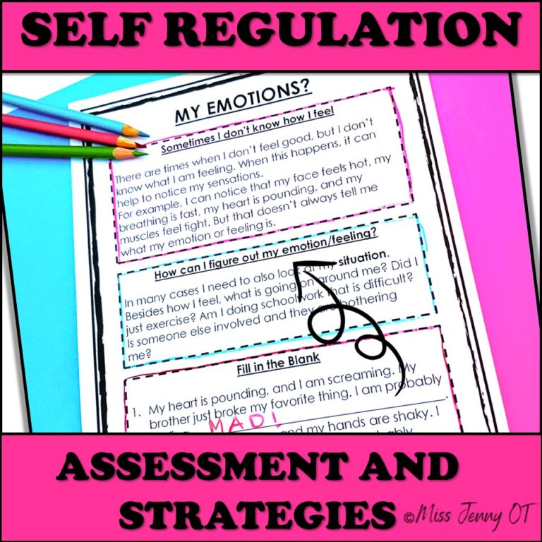 Self-Regulation for Teens - Miss Jenny OT