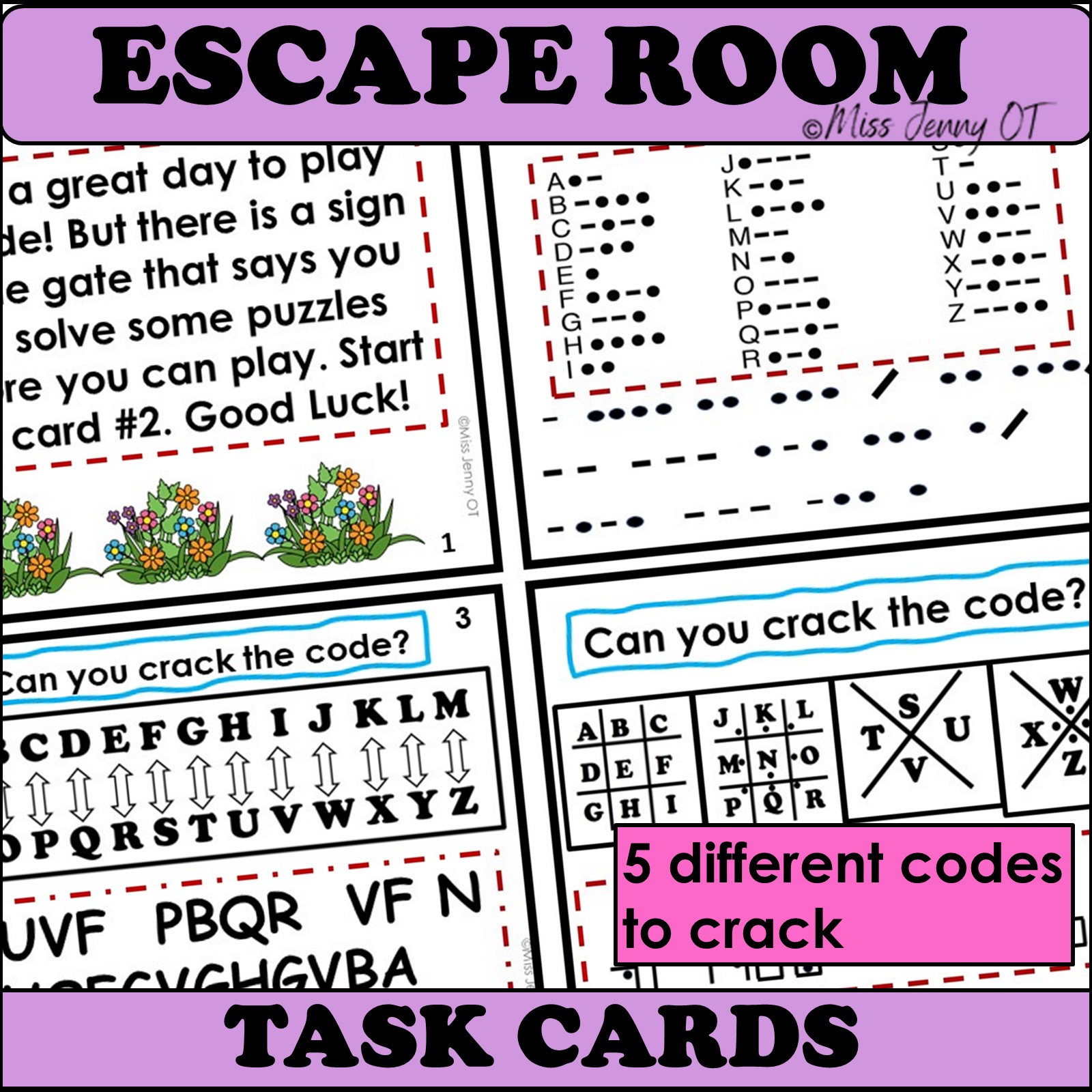 Using Task Cards in the Classroom - Miss Jenny OT