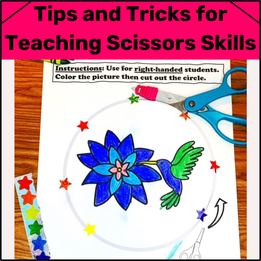 How to teach scissors skills