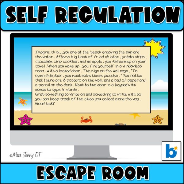 Self regulation escape room