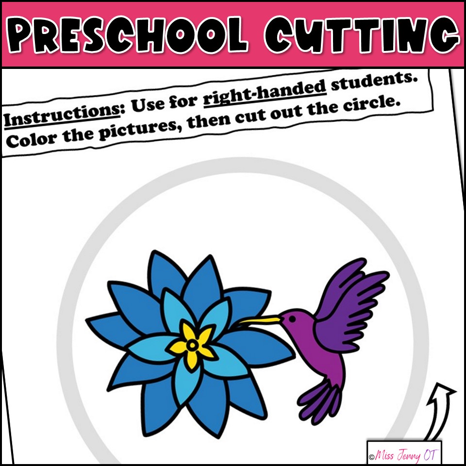 Mrs. Huntington's Cutting Practice for Preschoolers: Scissor